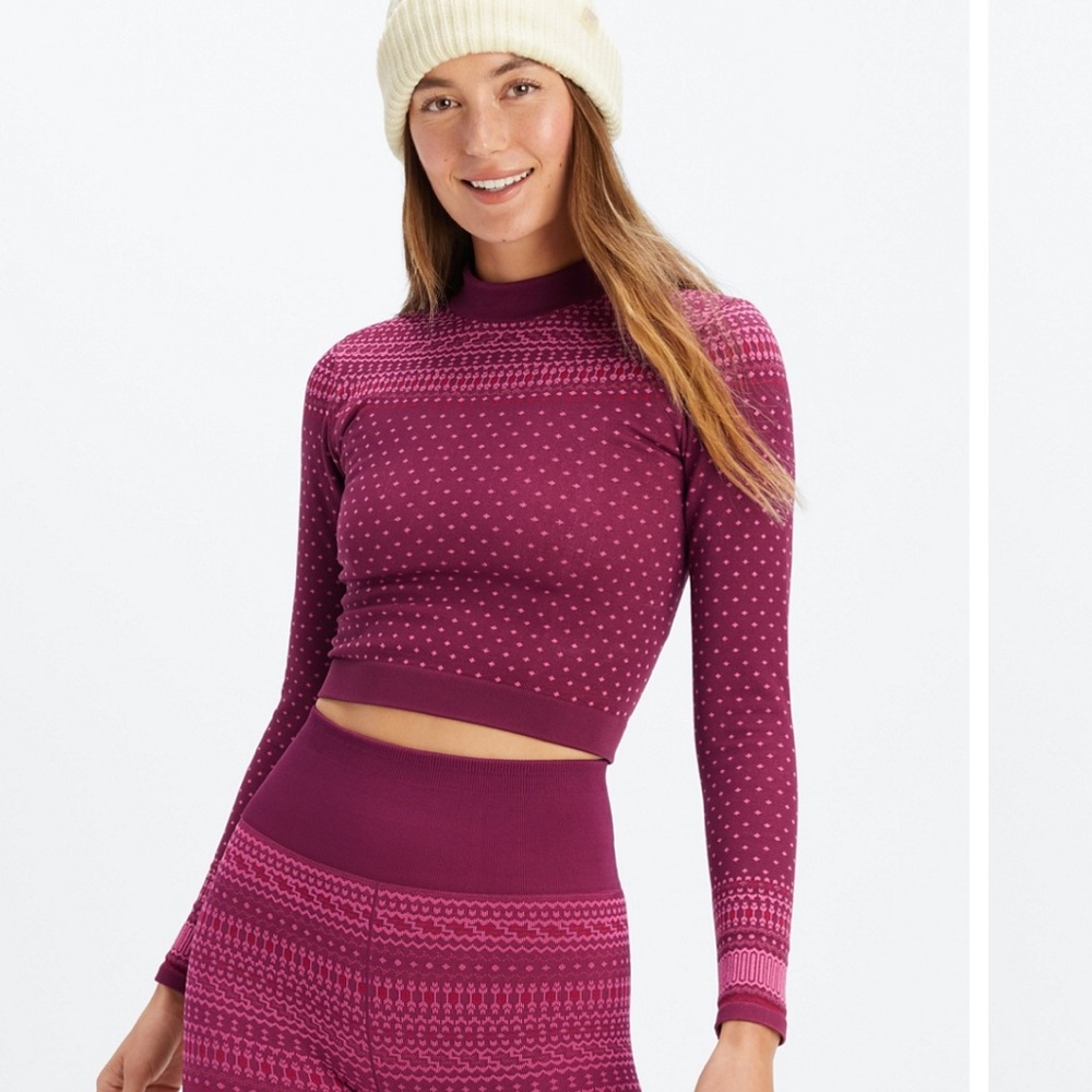 NWT Holly Seamless Long-Sleeve Top XS